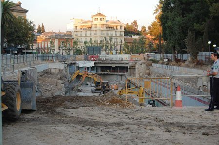 Obras del Metro de Sevilla