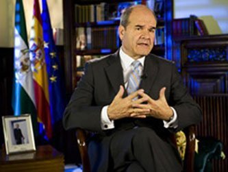 Imagen del mensaje de Fin de Año pronunciado esta noche por el presidente de la Junta