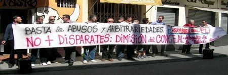 Los Policías Locales de Alcalá de han manifestado en varias ocasiones ante el
