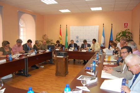 Representantes de los Ayuntamientos que forman la RECE