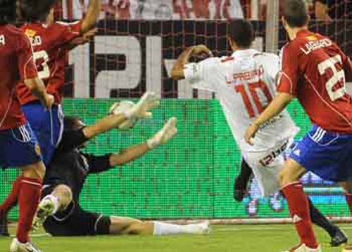 El Sevilla llega al choque de Pamplona con mucho ánimo tras las victorias ante Zaragoza y Unirea