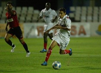 Navas en uno de los lances del partido/SevillaFC