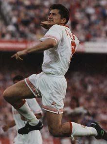 Davor Suker marcó 76 goles con el Sevilla antes de fichar por el Real Madrid