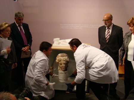 Cabeza de divinidad en Itálica