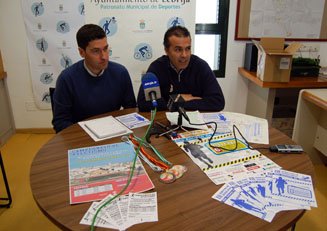El Delegado de Deportes y el Gerente del Patronato Municipal en rueda de prensa