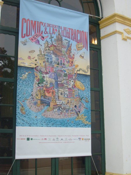 El dibujante sevillano Miguel Brieva es el autor del cartel de esta décima edición. /A.Copete