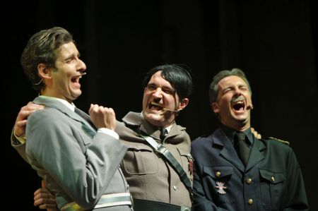 Una de las escenas de 'Hendaya, el musical'