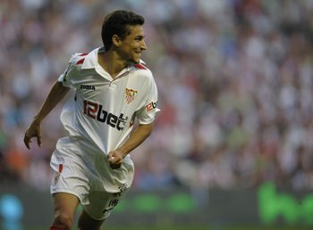 Jesús Navas puede debutar hoy como internacional con la Selección Española