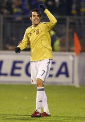 Negredo participó en la victoria de la selección 5-1 ante Austria