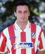 Hibic durante su estancia en el Atlético