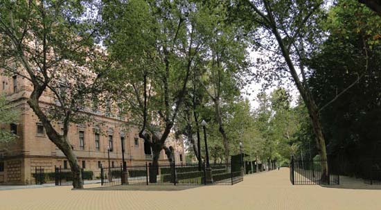 La Avenida Isabel la Católica será peatonal por completo en agosto de 2010