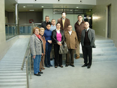 El Director del Distrito Sanitario con algunos miembros de las asociaciones.