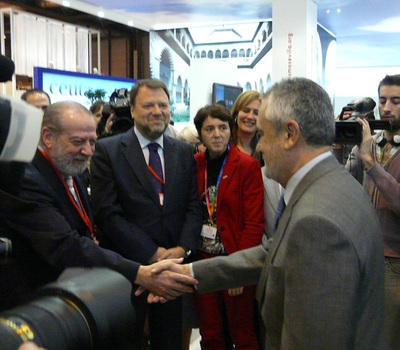 Agradable mañana la de ayer en Fitur, donde acudieron grandes personalidades.