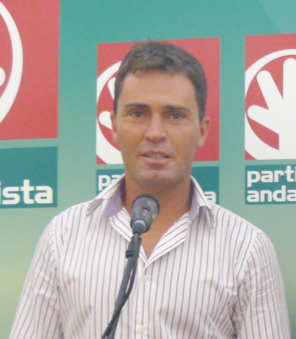 El alcalde de Alanís, Cecilio Fuentes