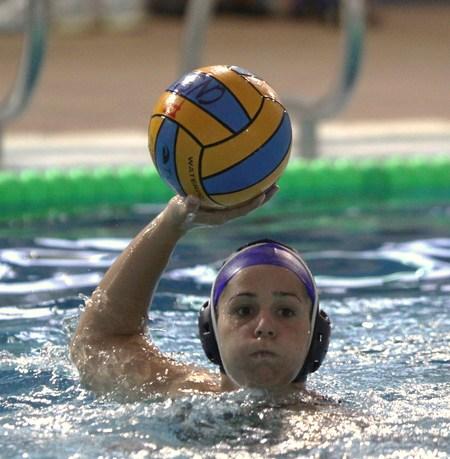 Laura en el partido jugado en Barcelona/C.W. Dos Hermanas-EMASESA