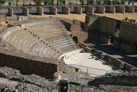 El teatro romano de Itálica se encuentra en Santiponce/Carlos M. González en Flikr