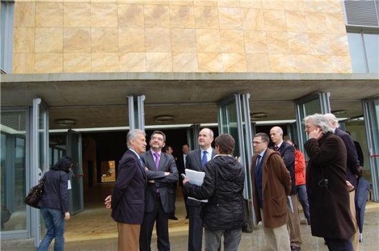 Con la visita a las obras FEIL Chaves se mostró bastante satisfecho con el desarrollo de estas/Ayunt.