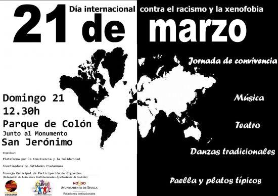 Sevilla clamará contra el racismo con actividades interculturales