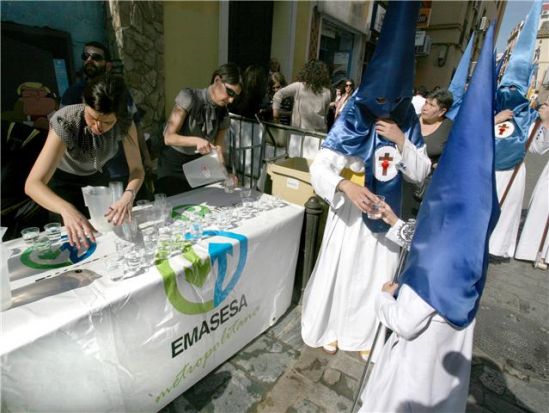 Hay diferentes puntos de abastecimiento de agua