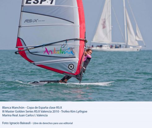 El viento flojo fue el gran handicap de Blanca Manchón/SA
