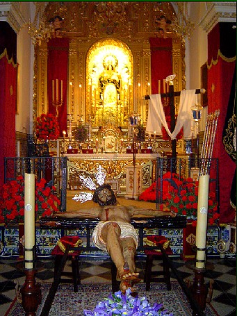 El Cristo de la Vera Cruz es una talla de las denominadas de 'papelón' que los expertos fechan en los últimos años del S. XVII o principios del XVII / Hdad. de Consolación