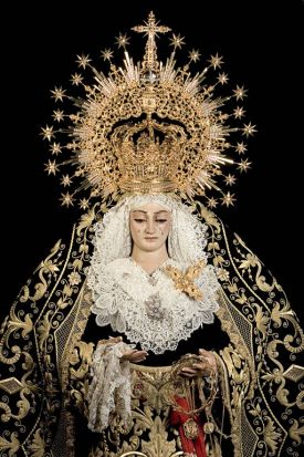 La Virgen de los Dolores en su Soledad es una talla anónima que data de la segunda mitad del siglo XVI/Hermandad de la Soledad