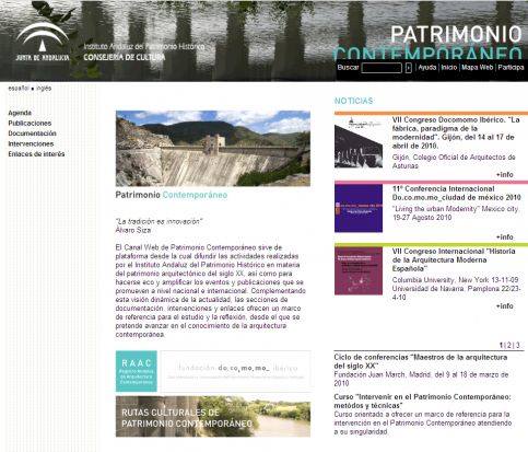 La web del IAPH cuenta con tres nuevos canales