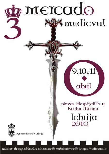 Cartel de la III edición del Mercado Medieval de Lebrija./SA