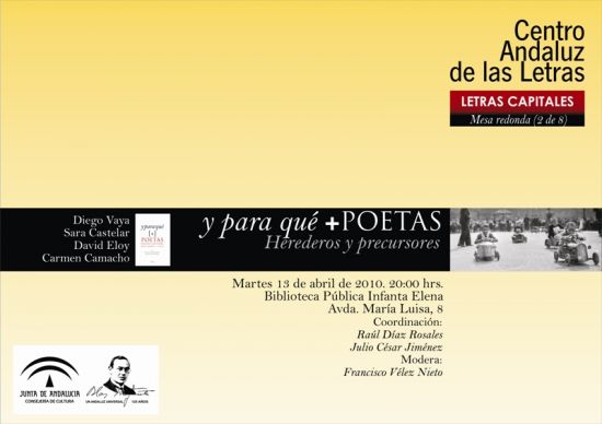 La mesa redonda forma parte de la iniciativa 'Letras Capitales'/SA