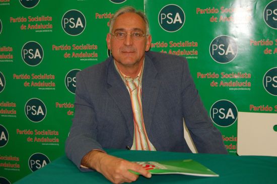 El portavoz andalucista en rueda de prensa/SA