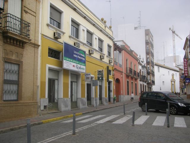 Imagen de una promoción que podría verse afectada en la calle La Mina, en el Centro de Alcalá
