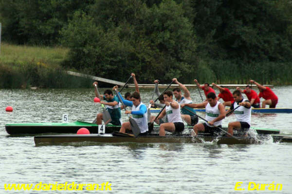 El C-4 hispalense, formado por Joaquín Recio, Pablo Rodríguez de Vera, Pablo J. Palma y Rafael Santo-Rosa se hizo con la victoria en el Campeonato de España Cadete.