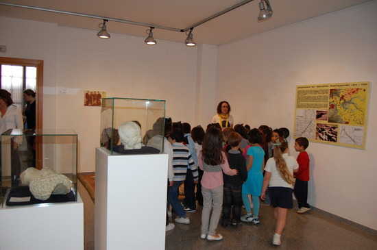 Los primeros grupos de escolares ya han podido visitar la exposición