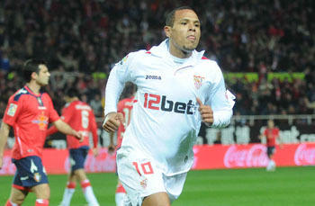 Luis Fabiano es duda para la final de Copa/sevillafc