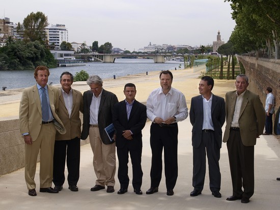 Momentos de la presentación del proyecto de adecuación turística del Muelle de Nueva York
