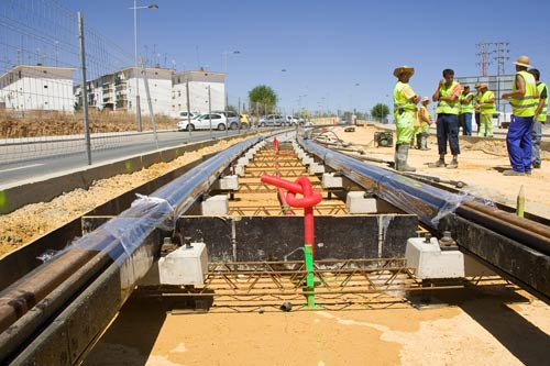 Según la consejera las obras y proyectos de los distintos tranvías de Andalucía, suponen más de 6.00 empleos entre directos e indirectos/MS