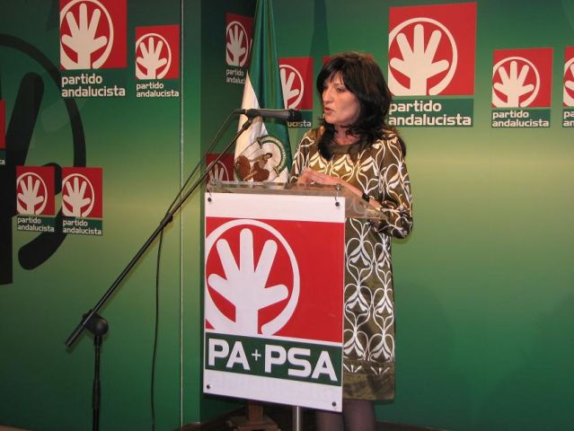 La candidata a la Alcaldía de Sevilla por parte del PA+PSA, Pilar González