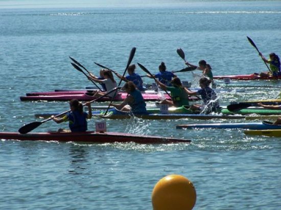 Piragüistas del CN Sevilla en la prueba del Lago de Bornos/CNSevilla