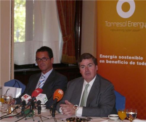 Enrique Sendagorta, presidente de la empresa, en la presentación en Sevilla