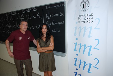 Lucas Jódar y Paloma Mellero, investigadores del IMM que han participado en el estudio/UPV