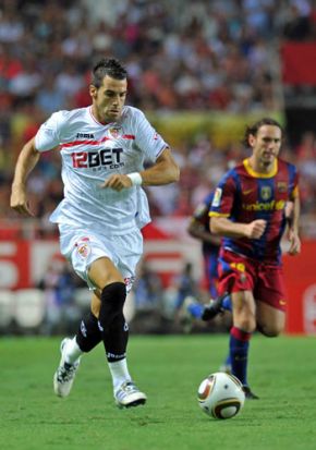 Negredo firmó una gran actuación/sevillafc