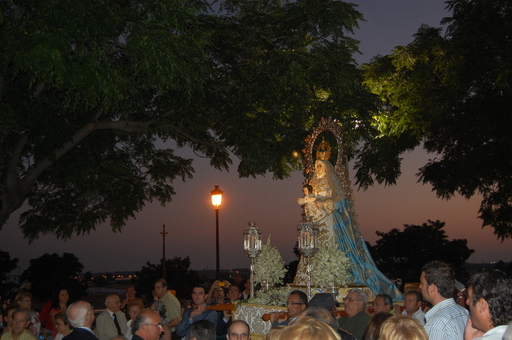 Santa María del Águila, patrona de Alcalá, cuenta con muchos devotos en la ciudad