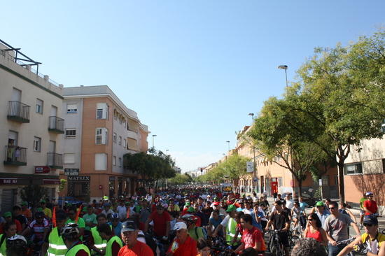 Este año se ha batido el récord de ciclistas en la capital en las distintas jornadas ciclistas
