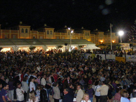 La cita volvió a contar con la tradicional noche rociera