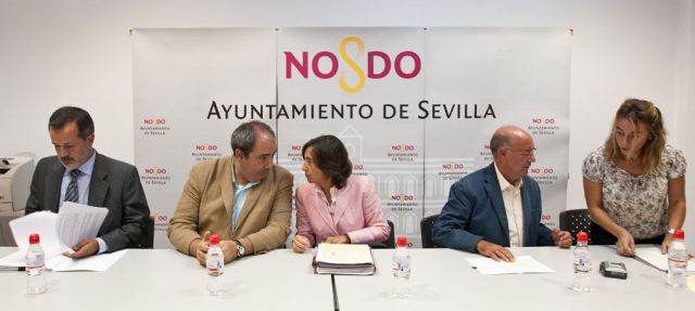 Rosa Aguilar en una de sus últimas comparecencias públicas como consejera de Obras Públicas