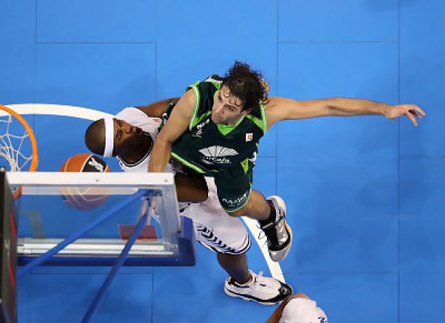Los sevillanos fueron inferiores durante el derbi/Unicaja B. Fotopress-M.Pozo