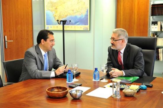 Antonio Pulido y Antonio Ávila hoy durante la presentación.