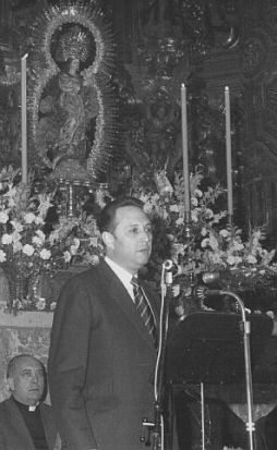 Fernando Cano pronunciando el Pregón de las Glorias/Web del Consejo