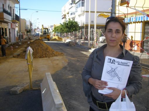 Los andalucistas se entrevistaron con los responsables de las obras en la calle Silos