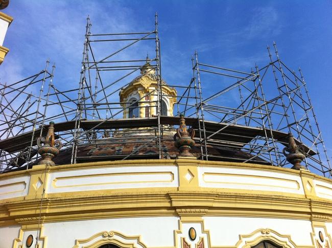 Las obras de la cúpula se prolongarán durante los próximos meses